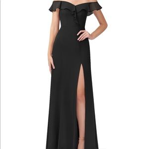 Black Azazie Sophie Bridesmaid Dress size 4